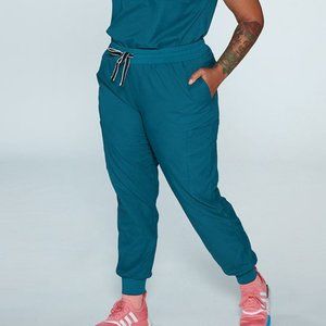 **NWOT** DOLAN High Waist Huntington Jogger TLC Scrub, Caribbean Blue, Large
